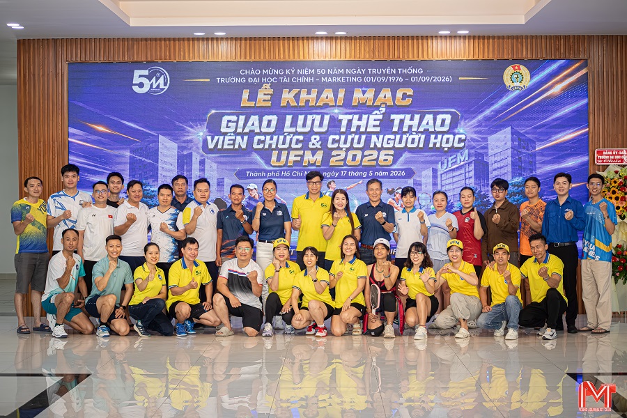 Giao lưu thể thao Viên chức và Cựu người học UFM 2026