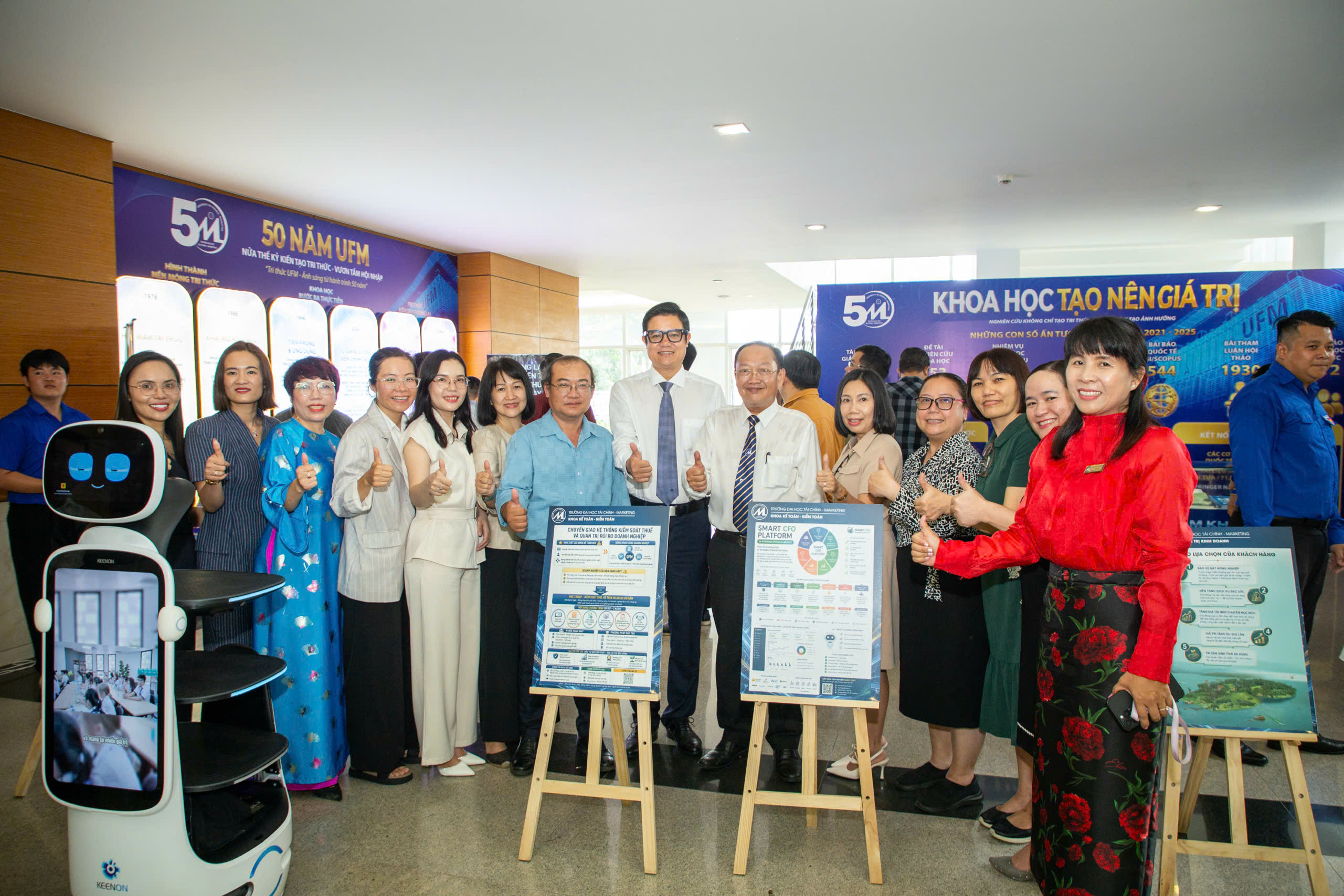 Triển lãm Khoa học "Dấu ấn trí tuệ UFM"