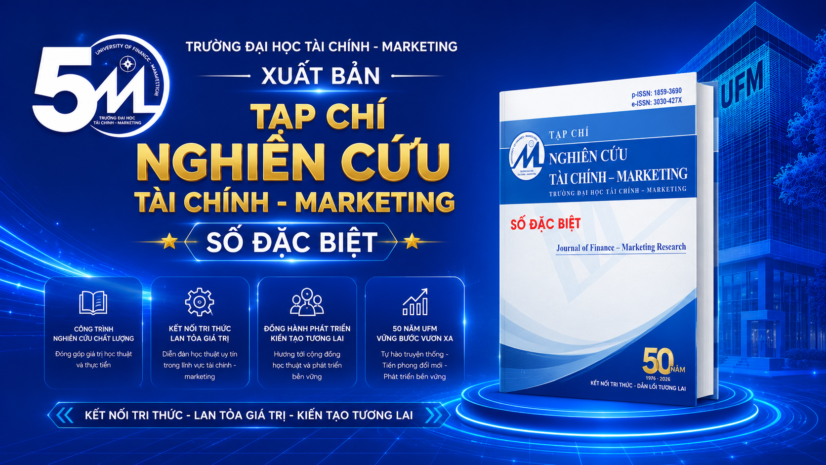 Xuất bản Tạp chí số đặc biệt chào mừng kỷ niệm 50 năm UFM