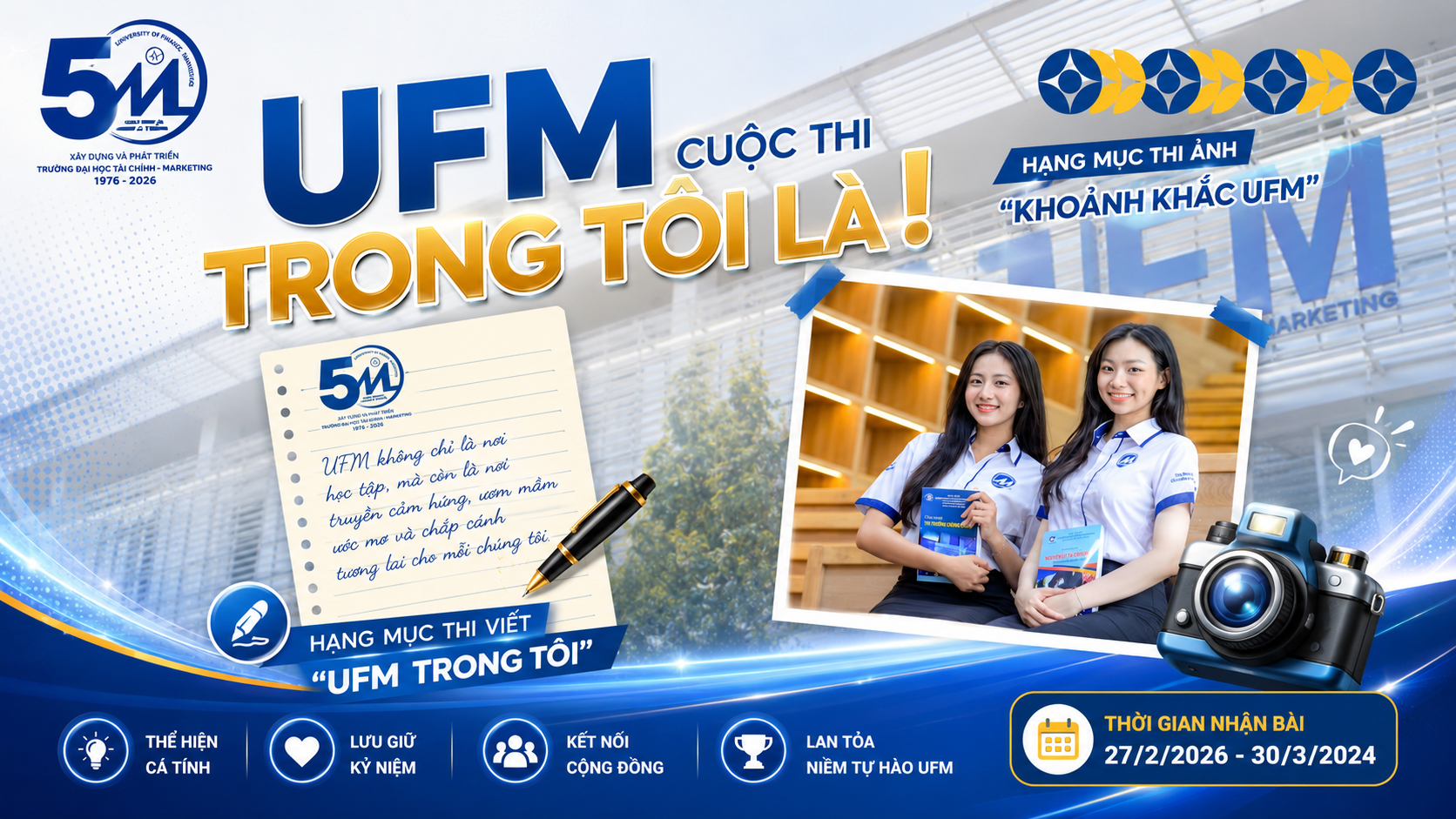 Cuộc thi Viết và Ảnh "UFM trong tôi"